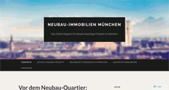 Desktop Screenshot of neubau-muenchen.com