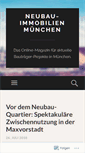 Mobile Screenshot of neubau-muenchen.com